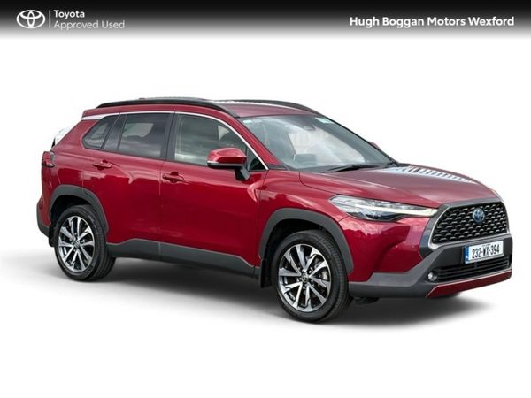Toyota Corolla Cross SUV, Petrol Hybrid, 2023, Red