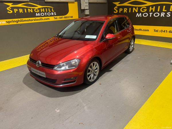 Volkswagen Golf Hatchback, Diesel, 2013, Red
