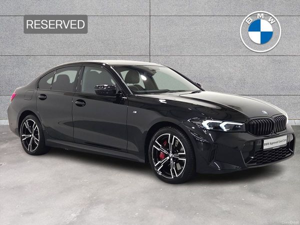 BMW 3-Series Saloon, Petrol Plug-in Hybrid, 2025, Black