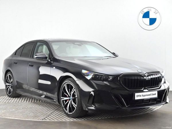 BMW 5-Series Saloon, Petrol Plug-in Hybrid, 2024, Black