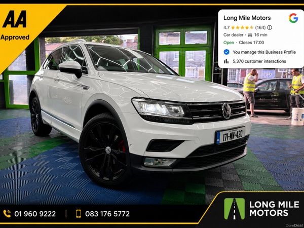 Volkswagen Tiguan SUV, Diesel, 2017, White