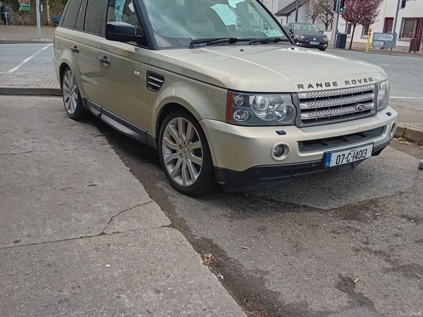 Land Rover Range Rover Sport SUV, Diesel, 2007, Gold
