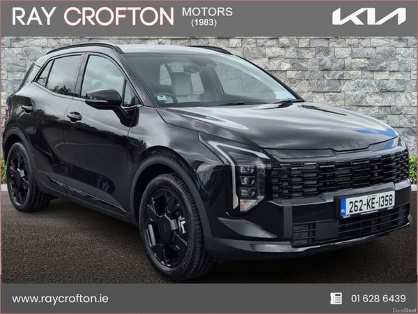Kia Sportage SUV, Petrol Plug-in Hybrid, 2026, Black