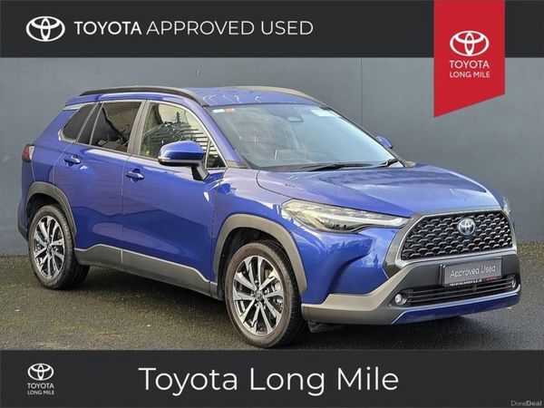 Toyota Corolla Cross SUV, Petrol Hybrid, 2024, Blue