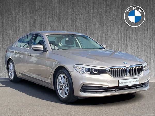 BMW 5-Series Saloon, Petrol Plug-in Hybrid, 2017, Silver