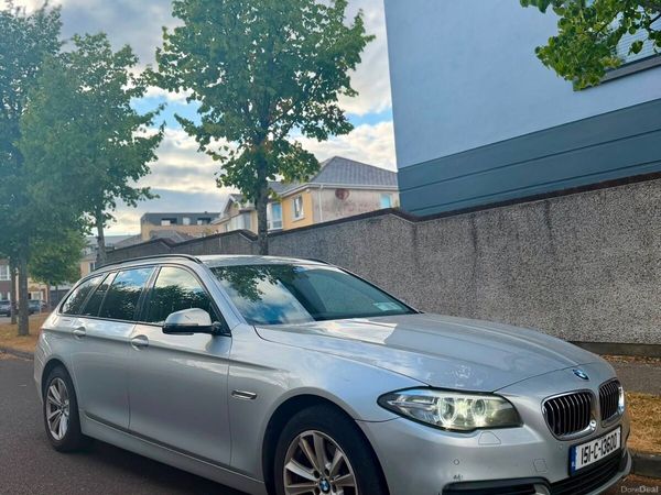 BMW 5-Series Estate, Diesel, 2015, Silver
