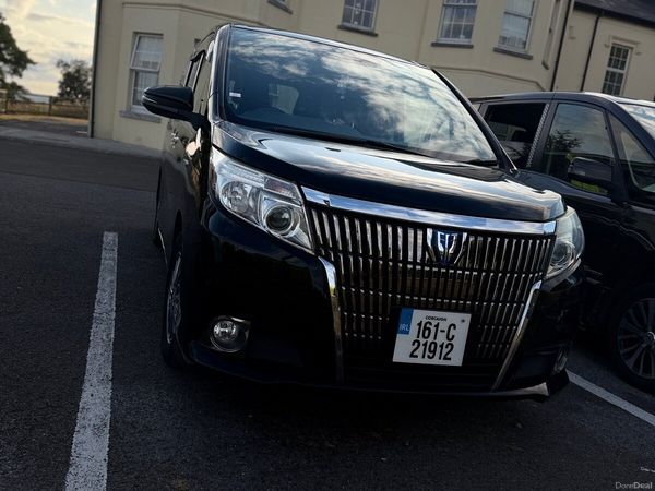 Toyota Voxy MPV, Petrol Hybrid, 2016, Black