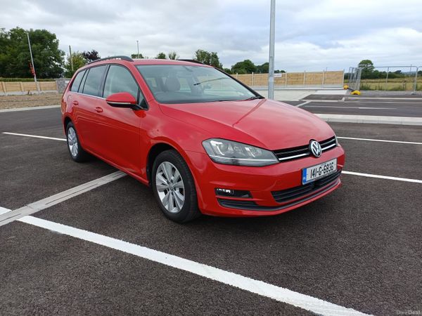 Volkswagen Golf Estate, Petrol, 2014, Red