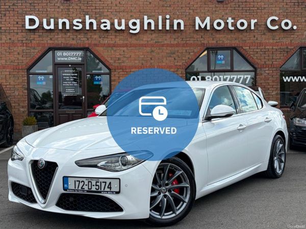 Alfa Romeo Giulia Saloon, Petrol, 2017, White