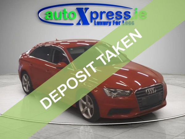 Audi A3 Saloon, Petrol, 2016, Red