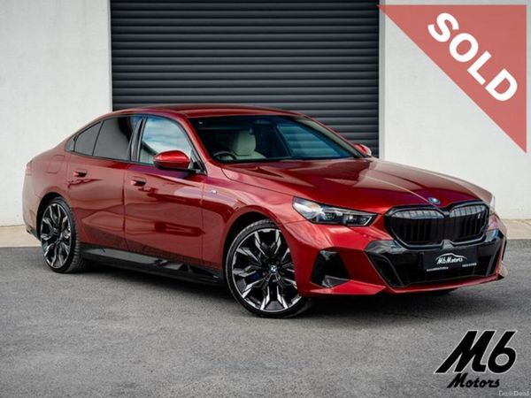 BMW i5 Saloon, Electric, 2024, Red