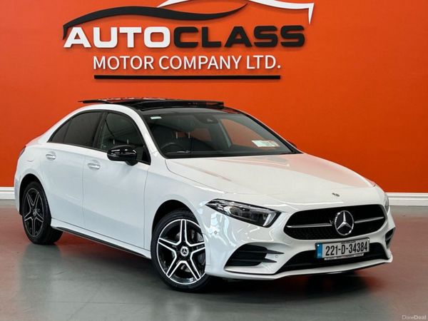 Mercedes-Benz A-Class Saloon, Petrol Plug-in Hybrid, 2022, White