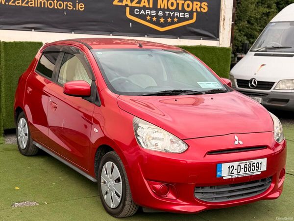 Mitsubishi Mirage Hatchback, Petrol, 2012, Red