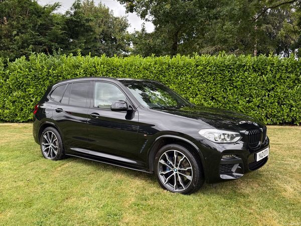 BMW X3 SUV, Diesel Hybrid, 2021, Black