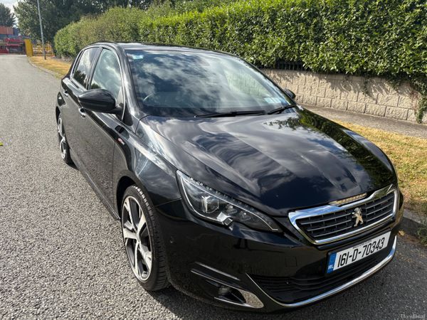 Peugeot 308 Hatchback, Petrol, 2016, Black