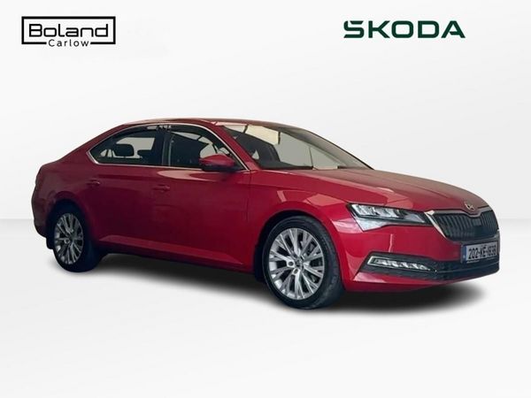 Skoda Superb Saloon, Diesel, 2020, Red