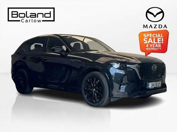 Mazda CX-60 SUV, Petrol Plug-in Hybrid, 2024, Black