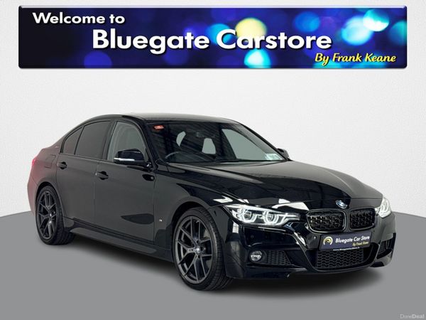 BMW 3-Series Saloon, Petrol Hybrid, 2018, Black