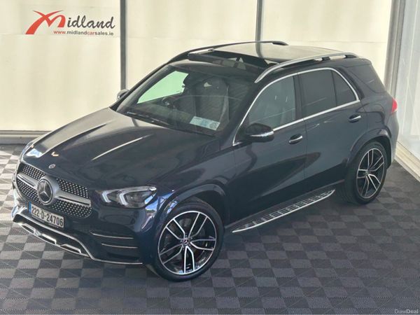 Mercedes-Benz GLE Estate, Diesel Plug-in Hybrid, 2022, Blue