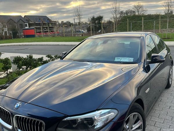 BMW 5-Series Saloon, Diesel, 2014, Blue