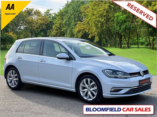 Volkswagen Golf Hatchback, Petrol, 2018, White