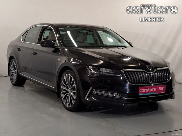 Skoda Superb Saloon, Petrol Plug-in Hybrid, 2021, Black