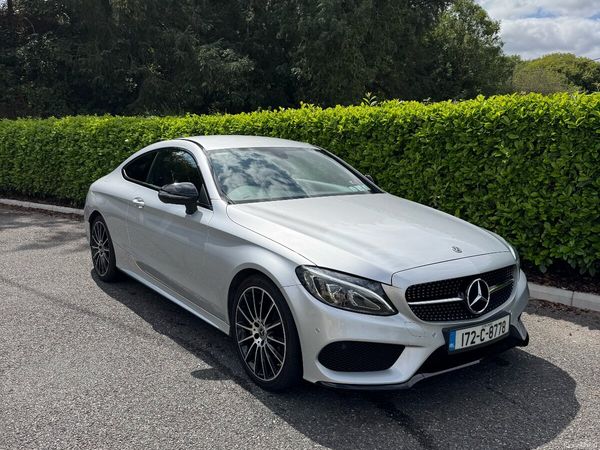 Mercedes-Benz C-Class Coupe, Petrol, 2017, Silver