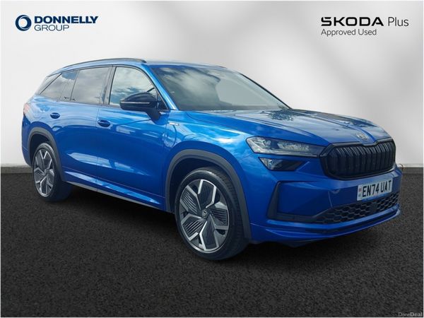 Skoda Kodiaq Estate, Petrol, 2025, Blue