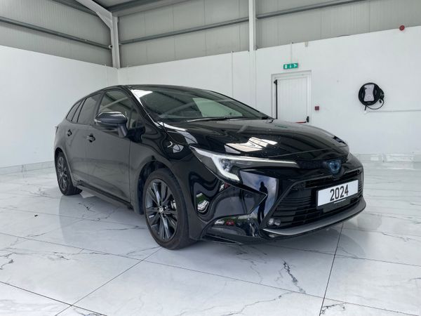 Toyota Corolla Estate, Petrol Hybrid, 2024, Black