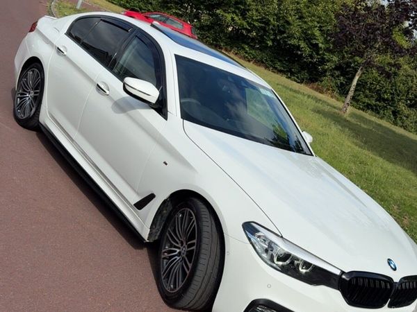 BMW 5-Series Saloon, Diesel, 2017, White