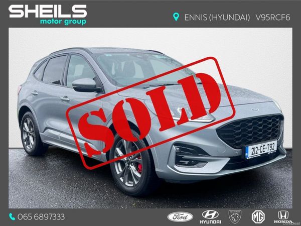 Ford Kuga SUV, Petrol Plug-in Hybrid, 2021, Grey