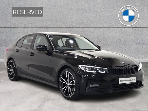 BMW 3-Series Saloon, Petrol, 2020, Black