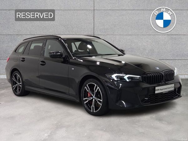 BMW 3-Series Estate, Petrol Plug-in Hybrid, 2025, Black