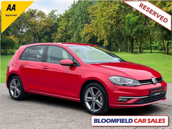 Volkswagen Golf Hatchback, Diesel, 2020, Red