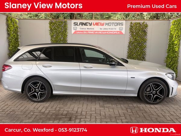 Mercedes-Benz C-Class Estate, Diesel Plug-in Hybrid, 2021, Silver