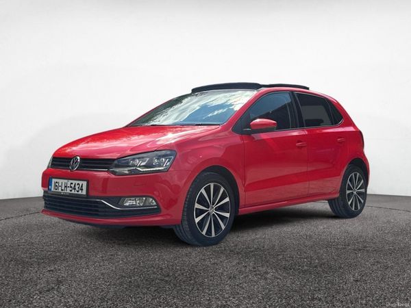 Volkswagen Polo Hatchback, Petrol, 2016, Red