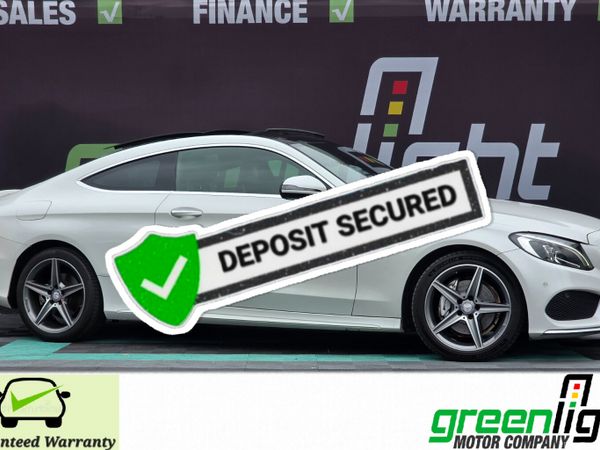 Mercedes-Benz C-Class Coupe, Petrol, 2016, White