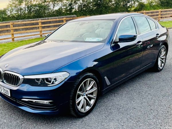 BMW 5-Series Saloon, Diesel, 2018, Blue