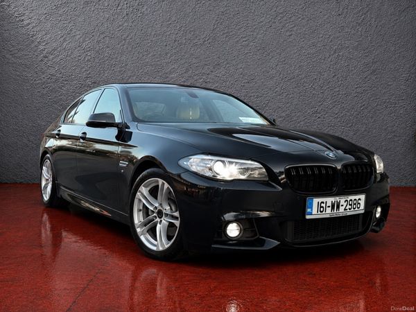 BMW 5-Series Saloon, Diesel, 2016, Black