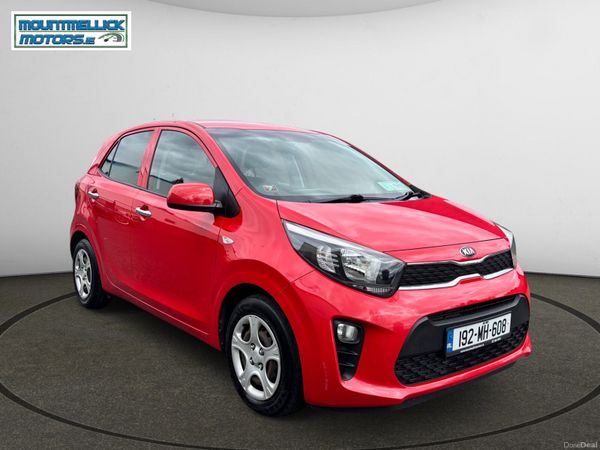 Kia Picanto Hatchback, Petrol, 2019, Red