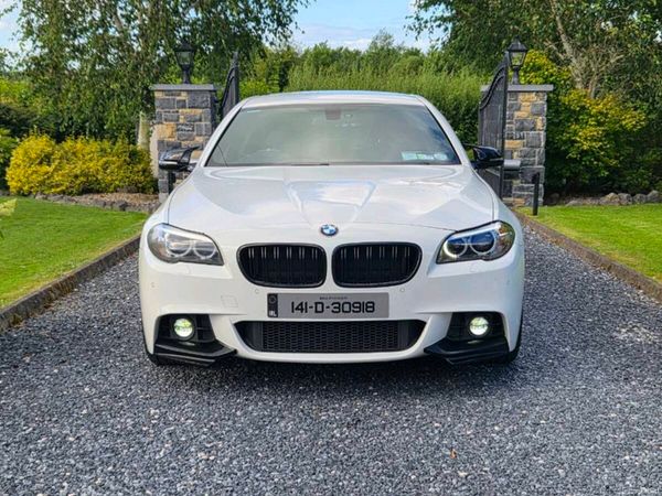 BMW 5-Series Saloon, Diesel, 2014, White