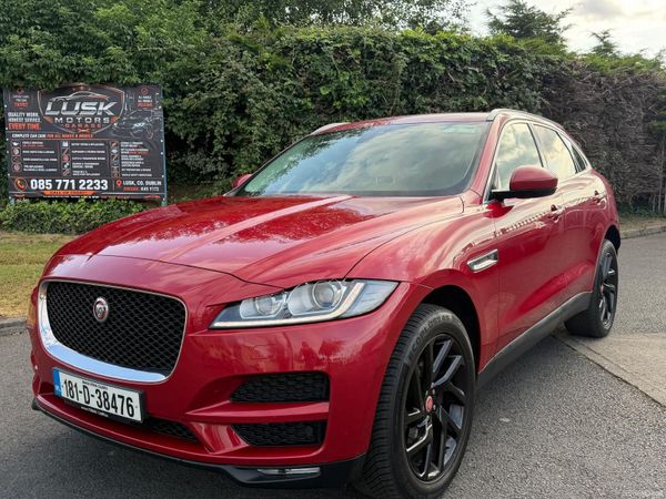 Jaguar F-Pace SUV, Diesel, 2018, Red
