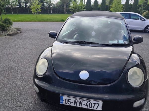 Volkswagen Beetle Convertible, Petrol, 2005, Black