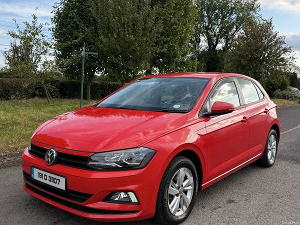 Volkswagen Polo Hatchback, Petrol, 2019, Red