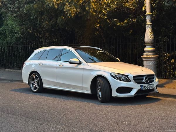 Mercedes-Benz C-Class Estate, Diesel Hybrid, 2015, White