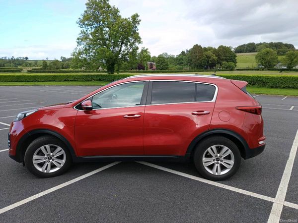 Kia Sportage SUV, Diesel, 2017, Red