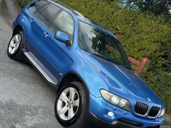 BMW X5 SUV, Petrol, 2003, Blue