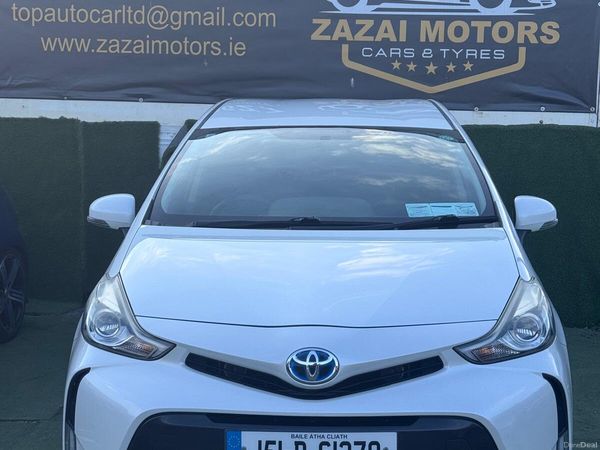 Toyota Prius MPV, Petrol Hybrid, 2015, White