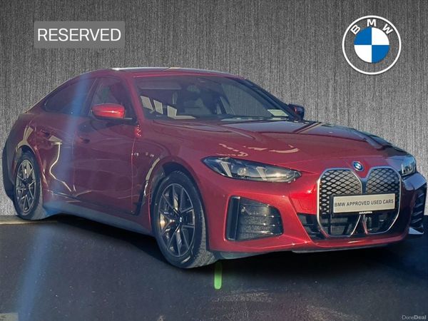 BMW i4 Hatchback, Electric, 2026, Red