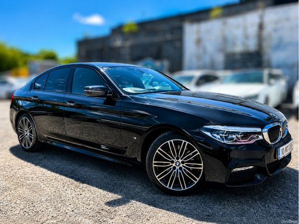 BMW 5-Series Saloon, Petrol Plug-in Hybrid, 2018, Black